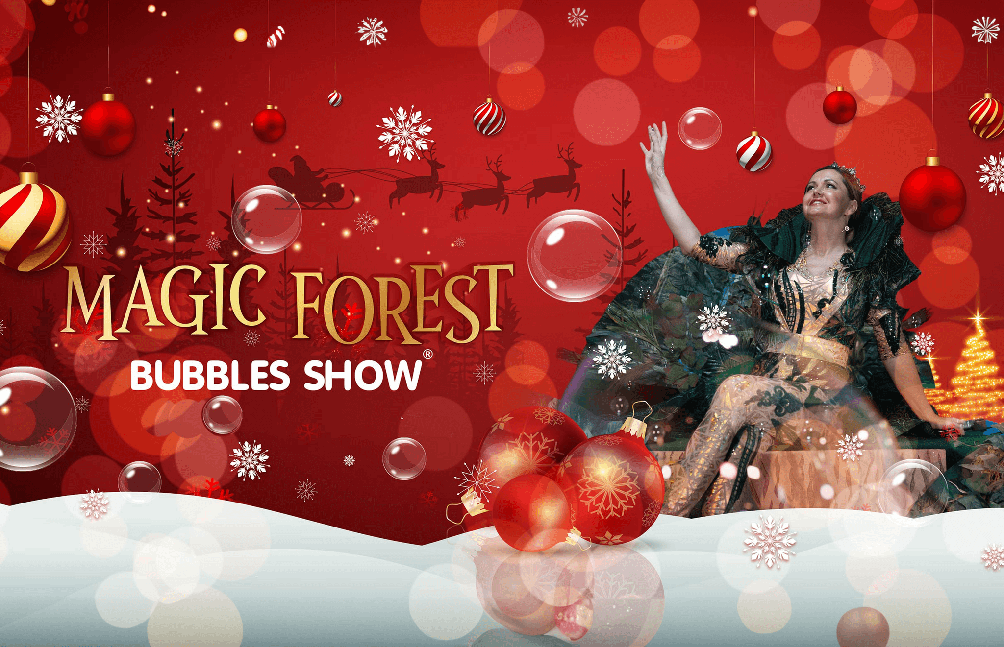 Magic Forest Christmas Bubbles Show